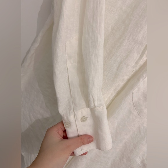 ZARA Linen shirt with Pockets XS - Picture 3 of 13